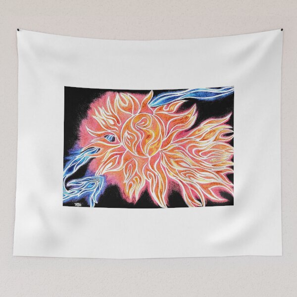 Item preview, iSun 2 Electric Glowing Sun Rays Abstract Drawing Design designed and sold by adriturner.