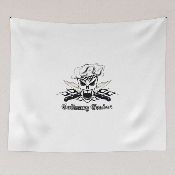 Item preview, Chef Skull 2.2: Culinary Genius 3 black flames designed and sold by sdesiata.