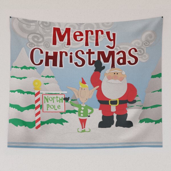 Item preview, Merry Christmas from Santa and Crew at the North Pole designed and sold by andabelart.