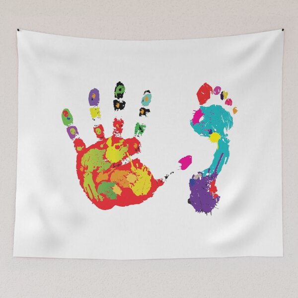 Item preview, Color footprint and handprint designed and sold by Vitalia.