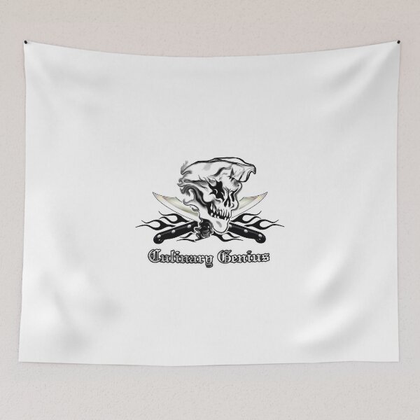 Item preview, Chef Skull 10: Culinary Genius 3 black flames designed and sold by sdesiata.