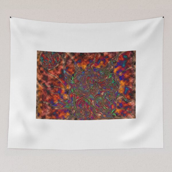 Item preview, Multi Color Sun and Earth Abstract Drawing Design designed and sold by adriturner.