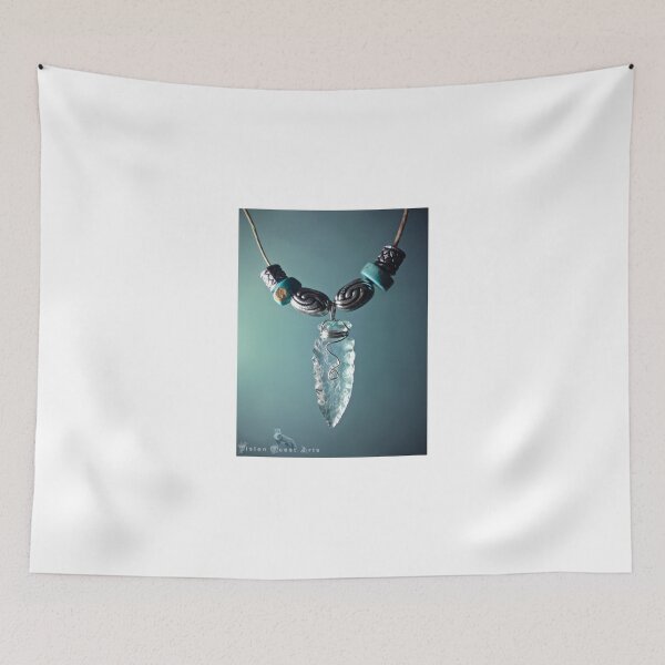 Item preview, Traditionally Handcrafted Glass Arrowhead Pendant Necklace designed and sold by VisionQuestArts.