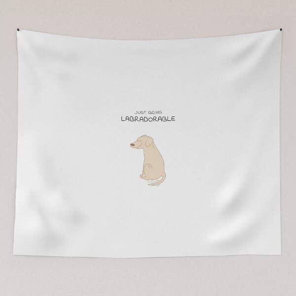 Item preview, Yellow Lab Being Labradorable  designed and sold by scarriebarrie.
