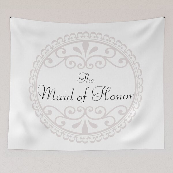 Item preview, Maid of Honor Wedding Party Big Day Love Marriage Something Blue designed and sold by CanisPicta.
