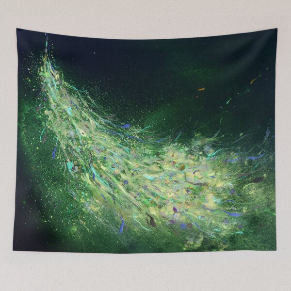 Item preview, Flurry -  colourway 2, watercolour abstract designed and sold by Neroli Henderson.