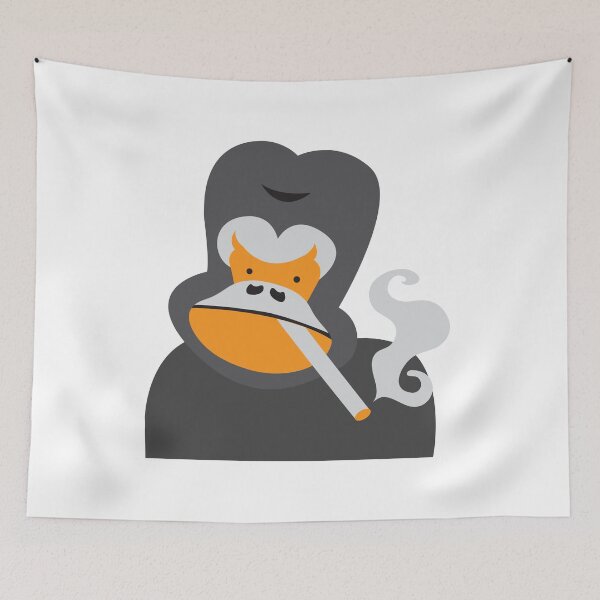 Item preview, Puff the Gorilla in "Thanks for the Light!" designed and sold by jazzydevil.