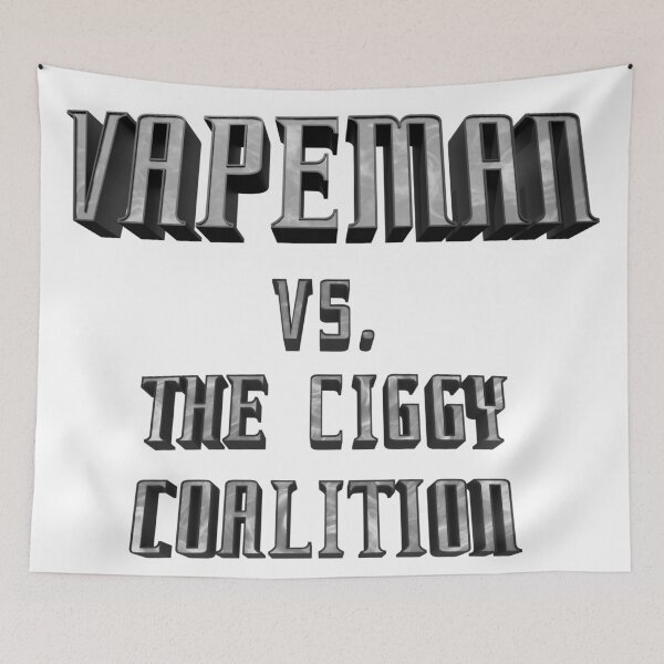 Item preview, Vapeman vs. Ciggy Logo designed and sold by locokimo.