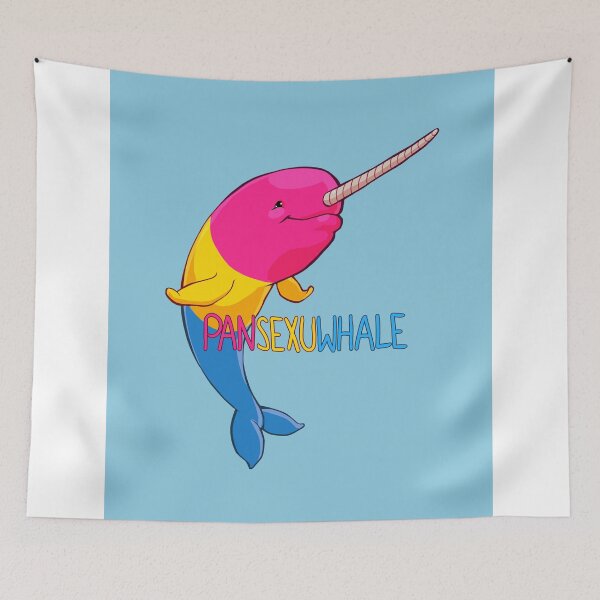 Item preview, Pansexuwhale - with text designed and sold by Kirstendraws.
