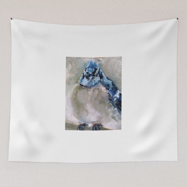 Item preview, Blue Jay in Winter designed and sold by Susan Elizabeth Jones Art.