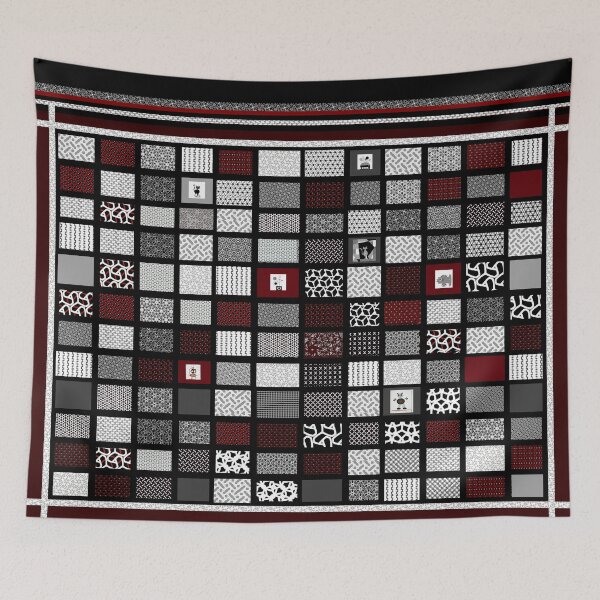 Item preview, red, black and white interior design and gifts designed and sold by ackelly4.