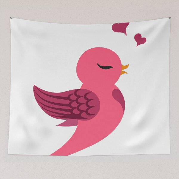 Item preview, Single cartoon bird in love designed and sold by Cute Art Design.