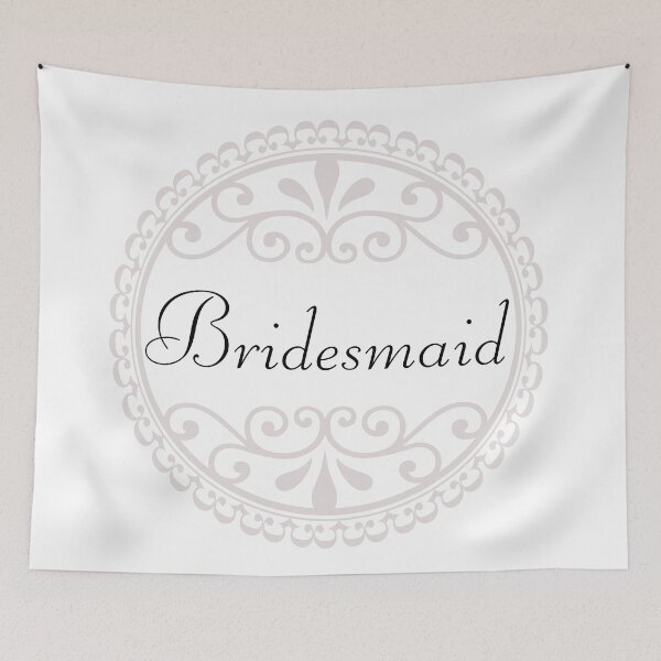 Item preview, Bridesmaid Big Day Wedding Party Something Blue Marriage Married designed and sold by CanisPicta.