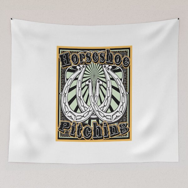 Item preview, Horseshoe Pitching Western T-Shirt designed and sold by ABSTRACT.