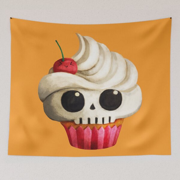 Item preview, Delicious Skull Cupcake designed and sold by colonelle.