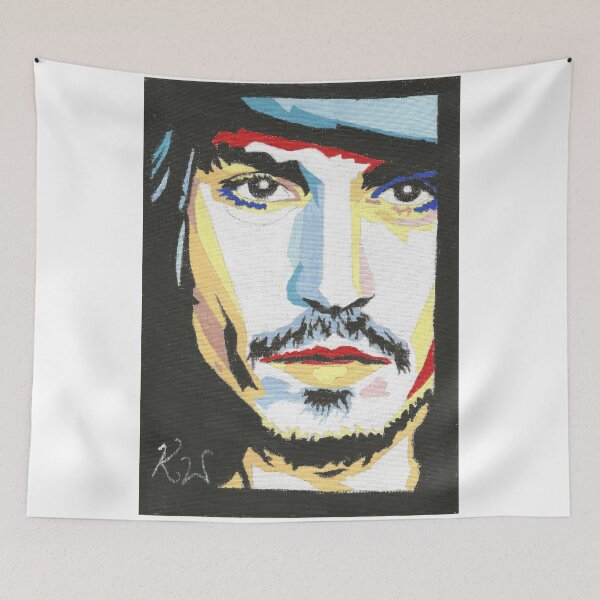 Item preview, Johnny Depp, 1st painting. designed and sold by MojoPimp.