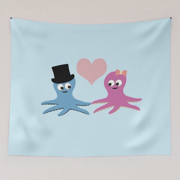 Item preview, Cute Octopus Couple designed and sold by Hedgie Designs.