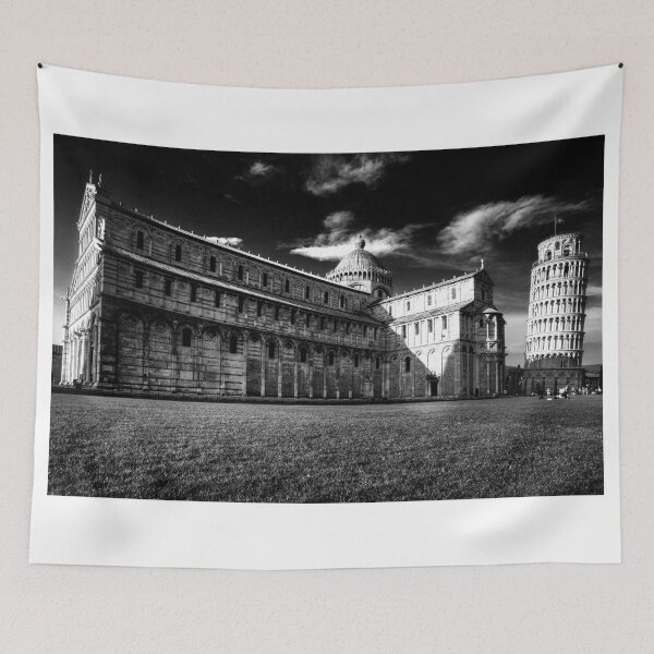 Item preview, Leaning Tower of Pisa in mono designed and sold by hawkie.