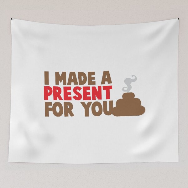 Item preview, I made a present for you (a poo) designed and sold by jazzydevil.