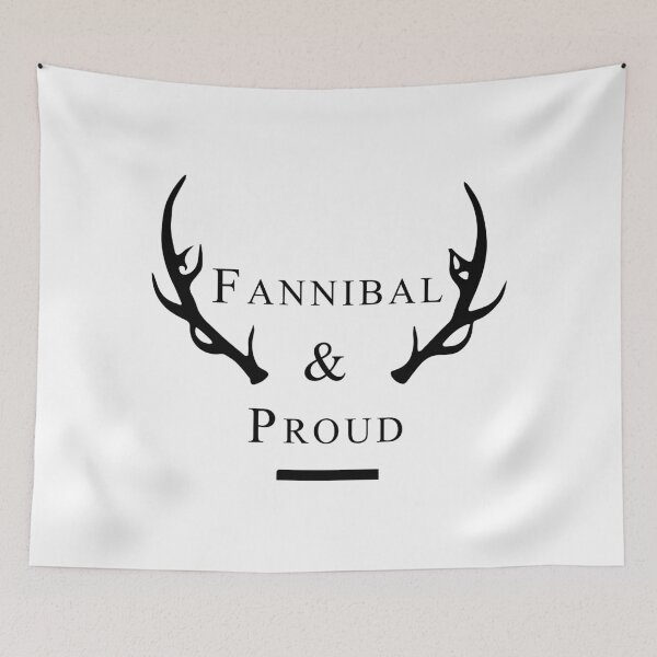 Artikelvorschau, 'Fannibal & Proud' (Schwarze Schrift) entworfen und verkauft von tirmedesign.