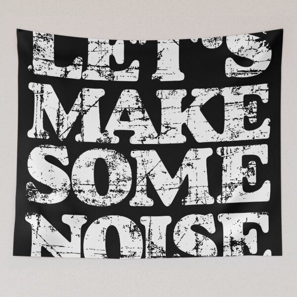 Item preview, LET'S MAKE SOME NOISE Vintage White designed and sold by theshirtshops.