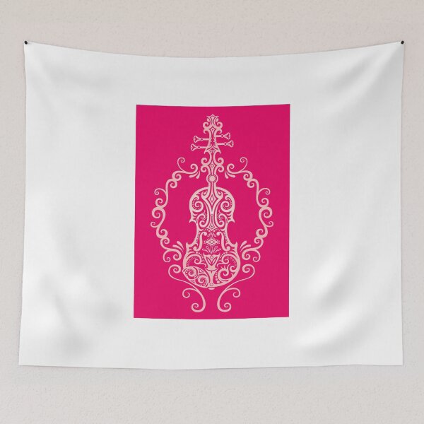 Artikelvorschau, Kompliziertes rosa Tribal Violinen-Design entworfen und verkauft von JeffBartels.
