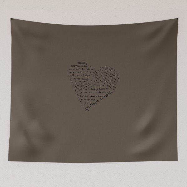 Item preview, Quotes of the Heart - River/Doctor (Black) designed and sold by fairy911911.
