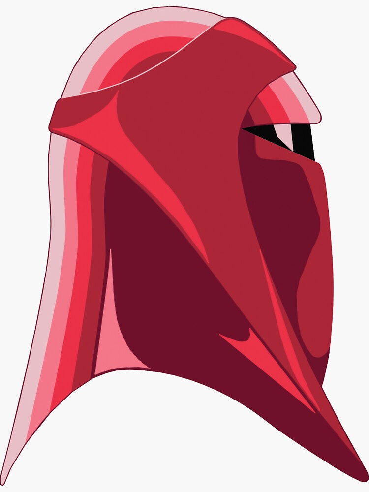 "Royal Guard Helmet" Sticker by DAFYdoubleD Redbubble