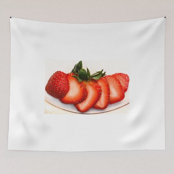 Item preview, Sliced Strawberry Close-up designed and sold by lisavonbiela.