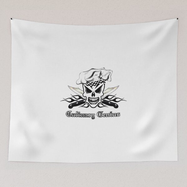 Item preview, Chef Skull 2: Culinary Genius 3 black flame designed and sold by sdesiata.