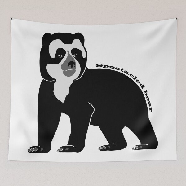 Item preview, Spectacled bear designed and sold by The Sleepy Monito.