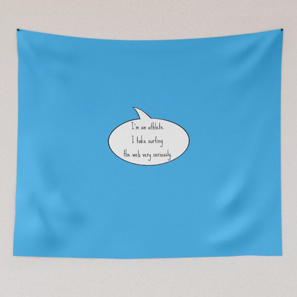 Item preview, I'm an athlete, I take surfing the web very seriously. designed and sold by UzStore.