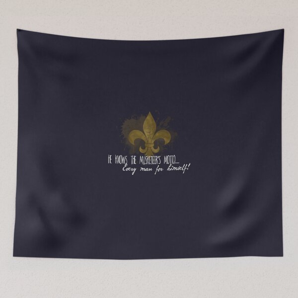 Item preview, He knows the Musketeer's motto... designed and sold by Copperoxide.