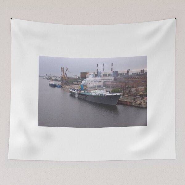 Item preview, Russian Cargo Ship At Dusk designed and sold by Malcolm Snook.