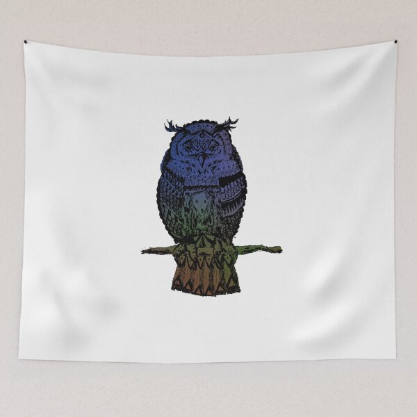 Item preview, seaside owl designed and sold by ZoldPardon.