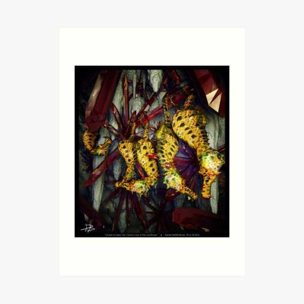Ocean Invasion #4: Crystal Cave of the Landhorse Art Print