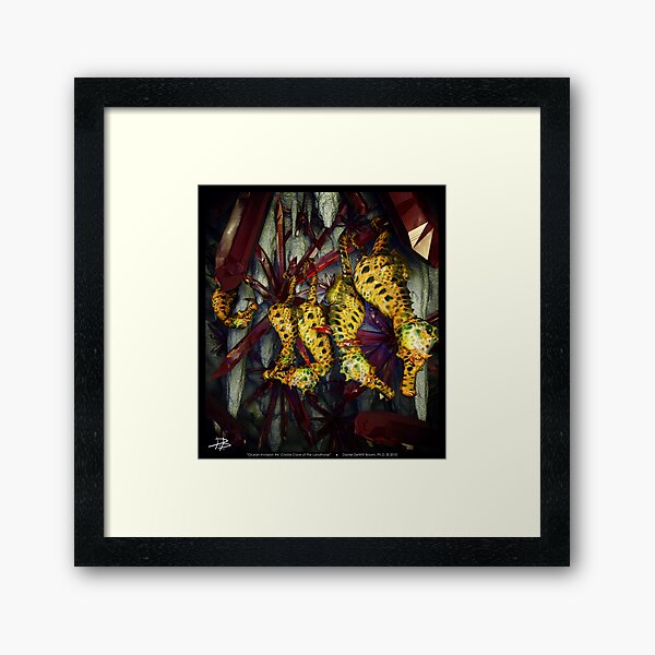 Ocean Invasion #4: Crystal Cave of the Landhorse Framed Art Print