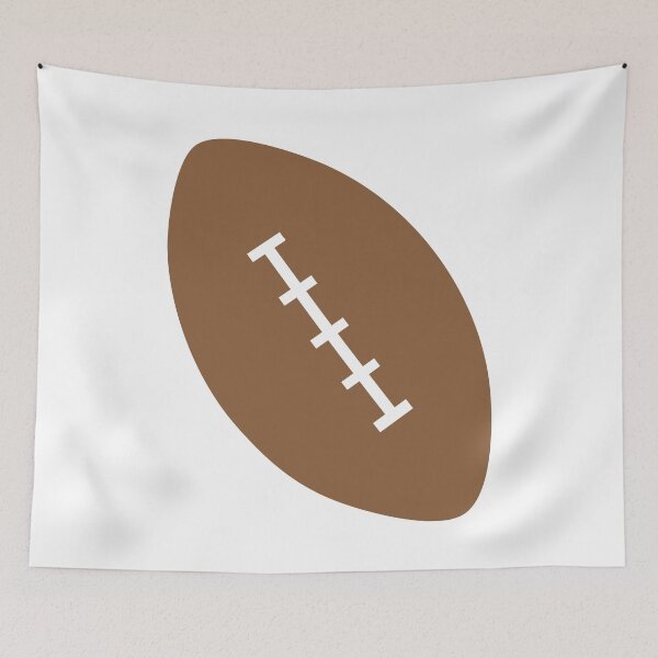 Item preview, single brown rugby or American football designed and sold by jazzydevil.