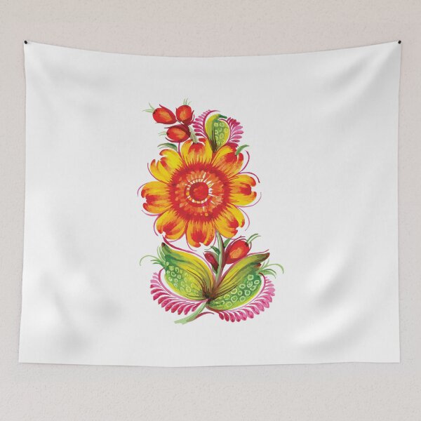 Item preview, Khokhloma flower designed and sold by Vitalia.