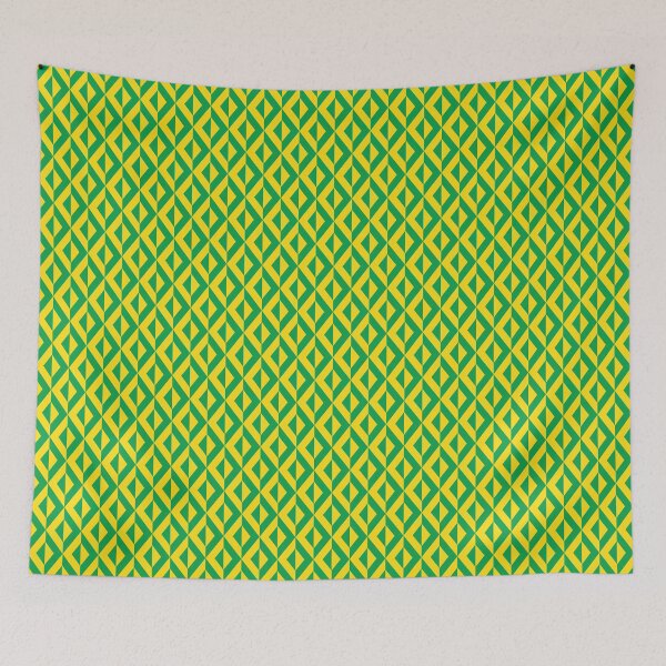 Item preview, Yellow and Green Geometric designed and sold by ArtfulDoodler.