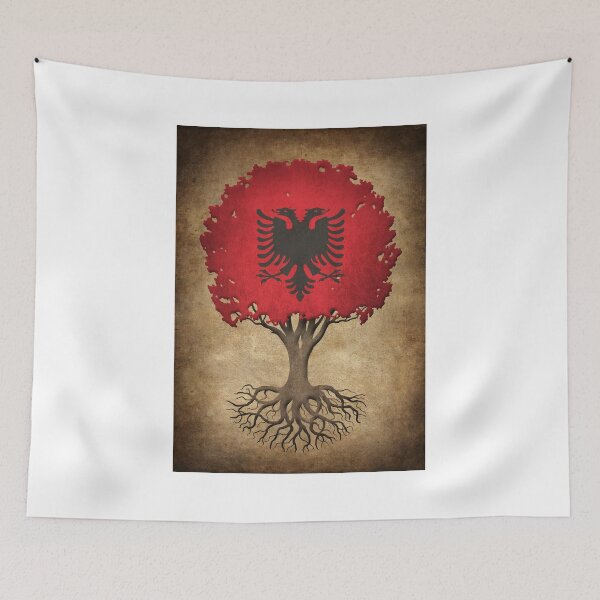 Item preview, Tree of Life with Albanian Flag designed and sold by JeffBartels.
