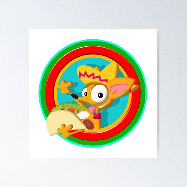 Item preview, taco dog designed and sold by Wonderful world of whimsical Art of yesteryear and today .