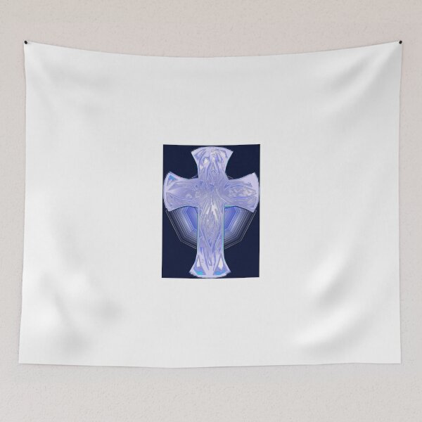 Item preview, Blue Ice Cross Abstract Design designed and sold by adriturner.