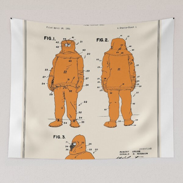 Item preview, Fire Fighter Suit Patent - Colour designed and sold by FinlayMcNevin.
