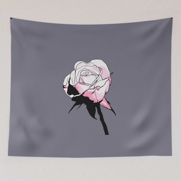 Item preview, Pink Rosebud Cartoon designed and sold by LastLittleBird.