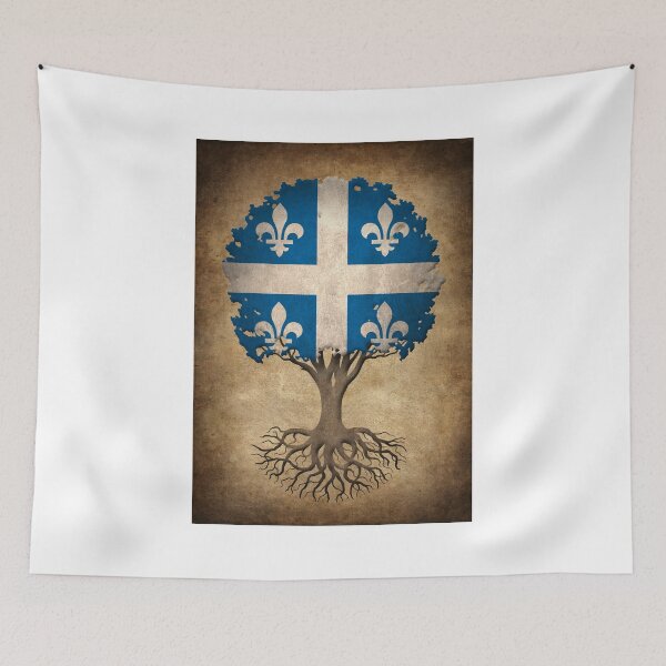 Item preview, Tree of Life with Quebec Flag designed and sold by JeffBartels.