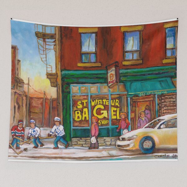 Item preview, CANADIAN PAINTINGS BY CANADIAN ARTIST OF MONTREAL WINTER SCENES designed and sold by Carole  Spandau.