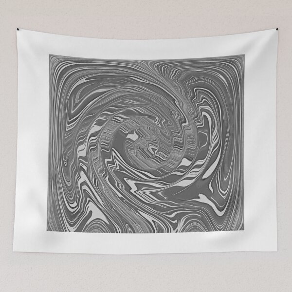 Item preview, Gray with White Swirl Pattern Abstract Design designed and sold by adriturner.