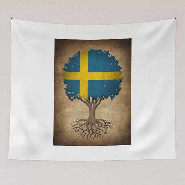 Item preview, Tree of Life with Swedish Flag designed and sold by JeffBartels.