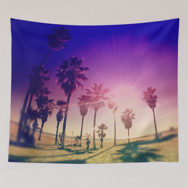 Item preview, Colorful Palm Trees on a Beach designed and sold by DeeAre Photos and Collectibles.